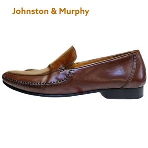 Johnston & Murphy Cognac Leather Loafer
